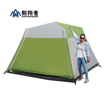 Elevado 3 m al aire libre más carpa de gran espacio tubo de acero carpa automática para varias personas extra grande aumentado de doble capa a prueba de lluvia