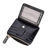 Card coin purse buckle, US dollars, oil, sacral zipper anti -magnetic RFID creative wallet can be put in key