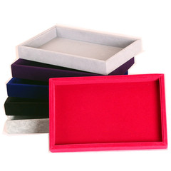 Small number viewing tray empty tray ring necklace earring jewelry storage display box accessory box jewelry box