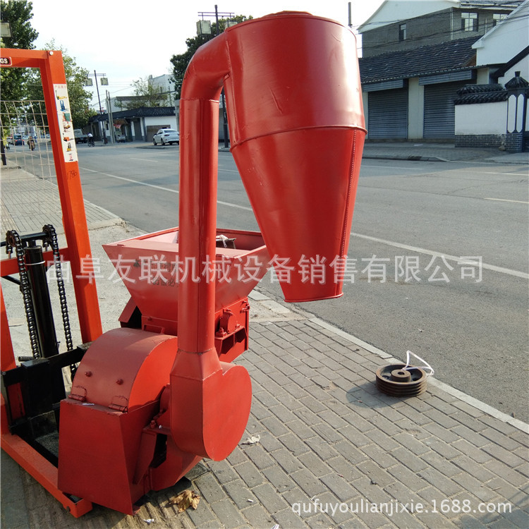 沙克龙自动进料饲料粉碎机  双沙克龙自动进料粉碎机 型号齐全37