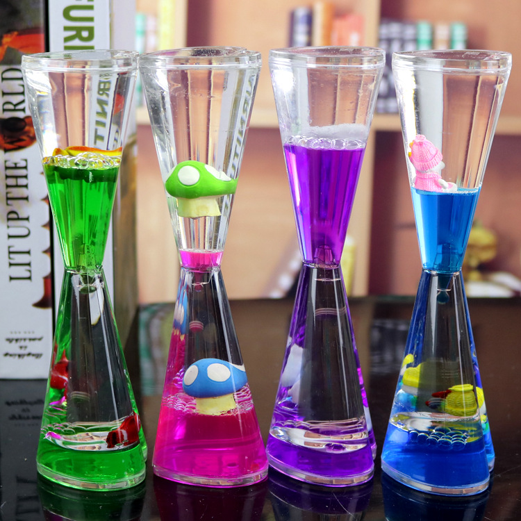 heart-shaped Tall cup animal originality hourglass Oil leak A birthday present Arts and Crafts gift Student GIFT LOT