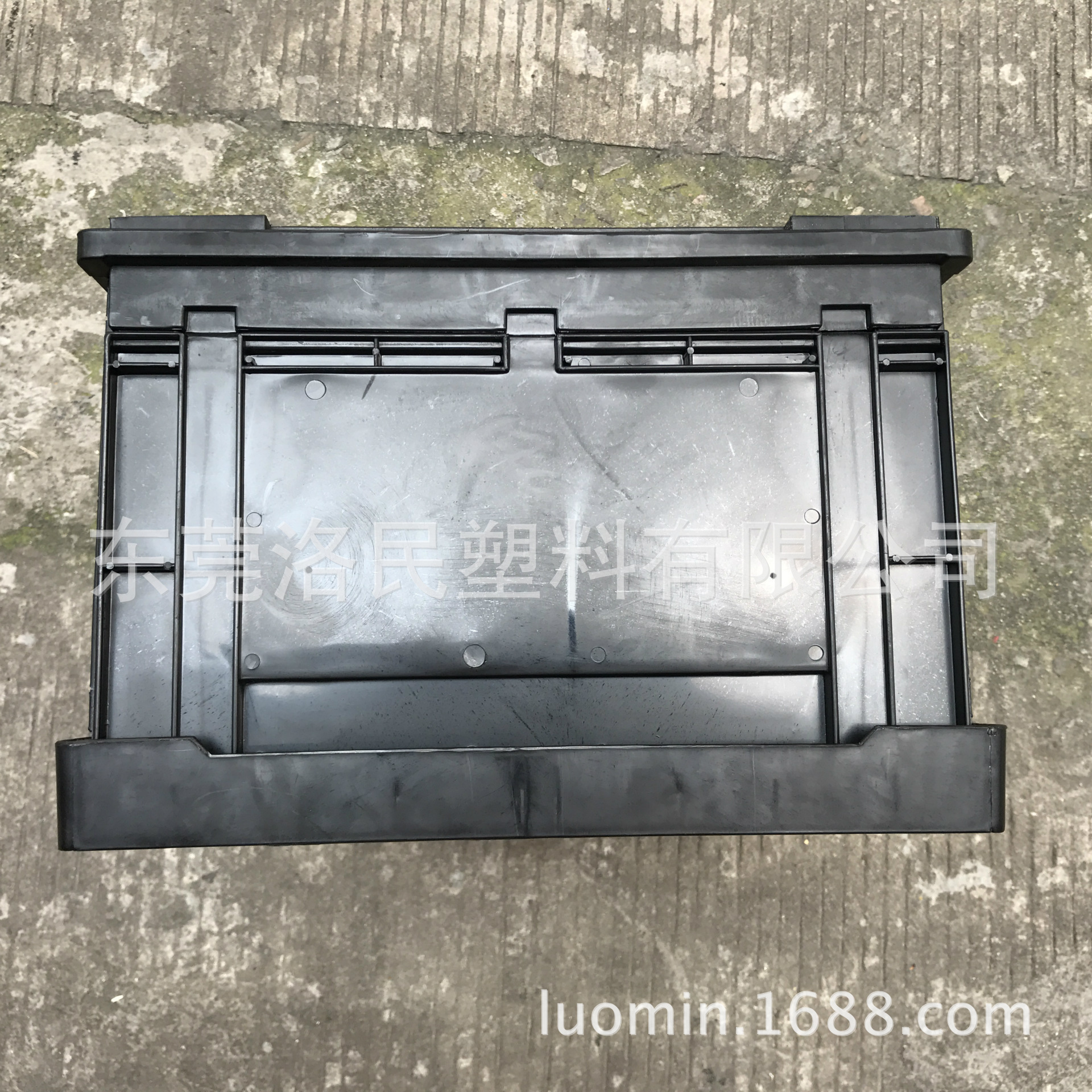 生产供应防静电折叠胶箱 折叠胶箱 可印刷塑料折叠箱