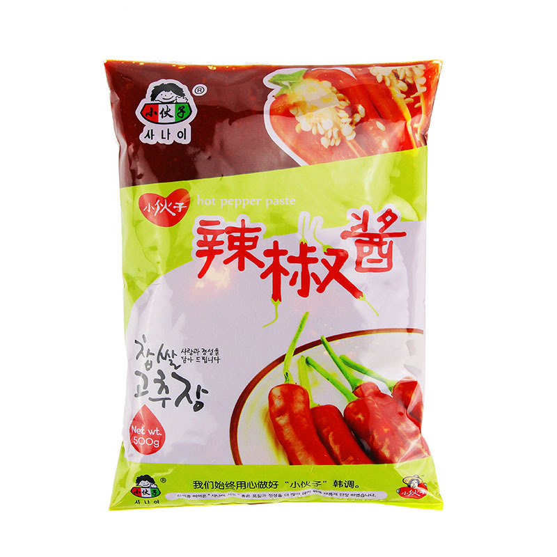 the republic of korea flavor Lad chili patse Bibimbap Fried rice cakes Sweet Chili Sauce 500g bag