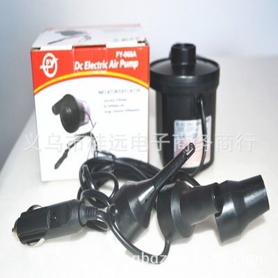12V车载充气泵 户外打气泵 充抽两用电动充气泵