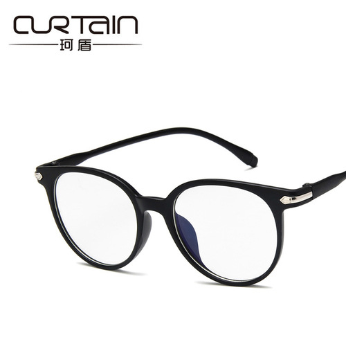 New 2017 Retro Fashion Flat-Sided Glasses 15959 Transparent Color Frame Student Versatile Literary Eyeglass Frame