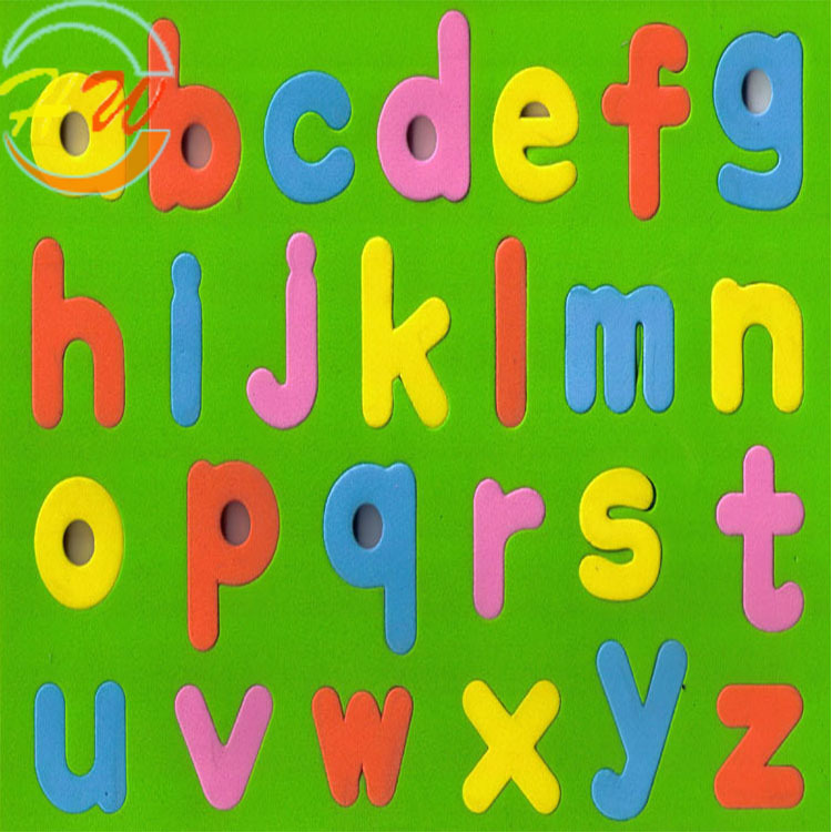 【厂家热销】 环保彩色eva卡通动物 eva贴画 字母拼板 来样订制