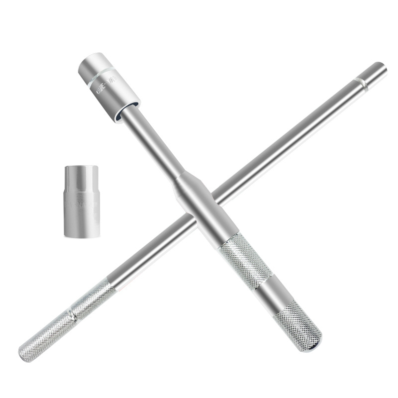 十字省力轮胎扳手汽车轮胎扳手汽修专用套筒多功能伸缩手动工具