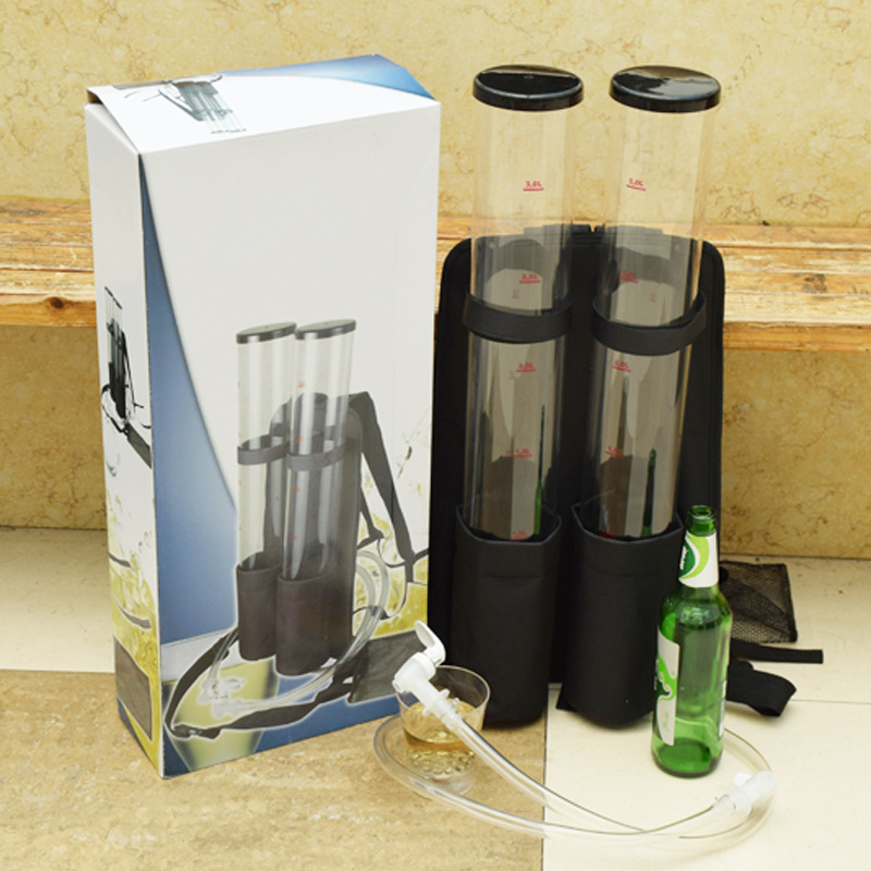 Алкогольные напитки могут быть оснащены пищевым материалом 2 Установленные задние винные устройства Портативный круглый круглый ствол