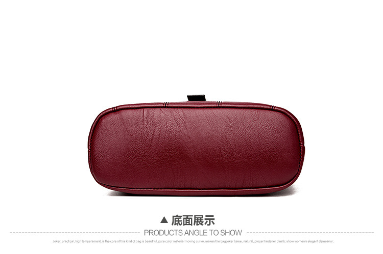 Korean version PUShoulder bag (Taro purple)NHPB0324-Taro purple