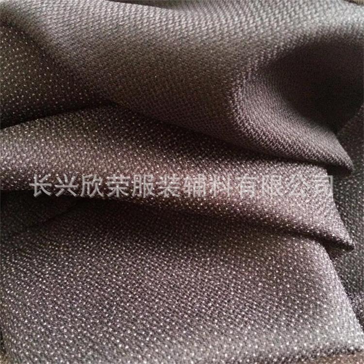 75D斜纹大身衬 高档西装夹克用有纺粘合衬 PA胶耐水洗干洗 可定制
