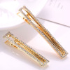 South Korean minimalist card geometric diamond diamonds, the top clip, the drilling diamond duckbill bangs bangs hairpin