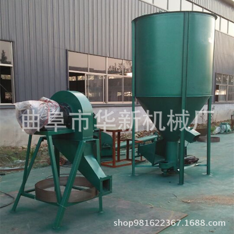 日照厂家供应自吸粉碎搅拌机 家禽养殖粉碎搅拌机 华新饲料搅拌机