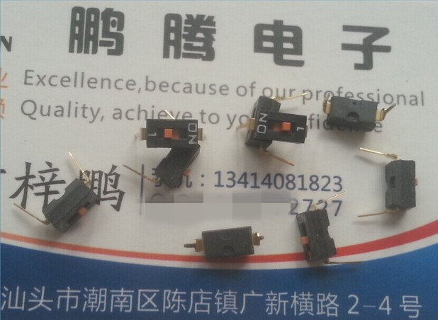 原装日本欧姆龙OMRON A6T-1104/A6T-1101 1位拨码编码开关 现货