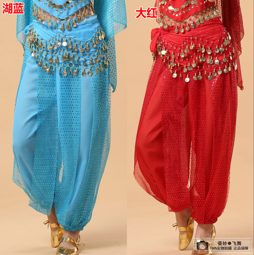 Wholesale Indian dance performance clothes, practice pants, belly dance pants, dance pants, dance pants, practice pants, stage wear,