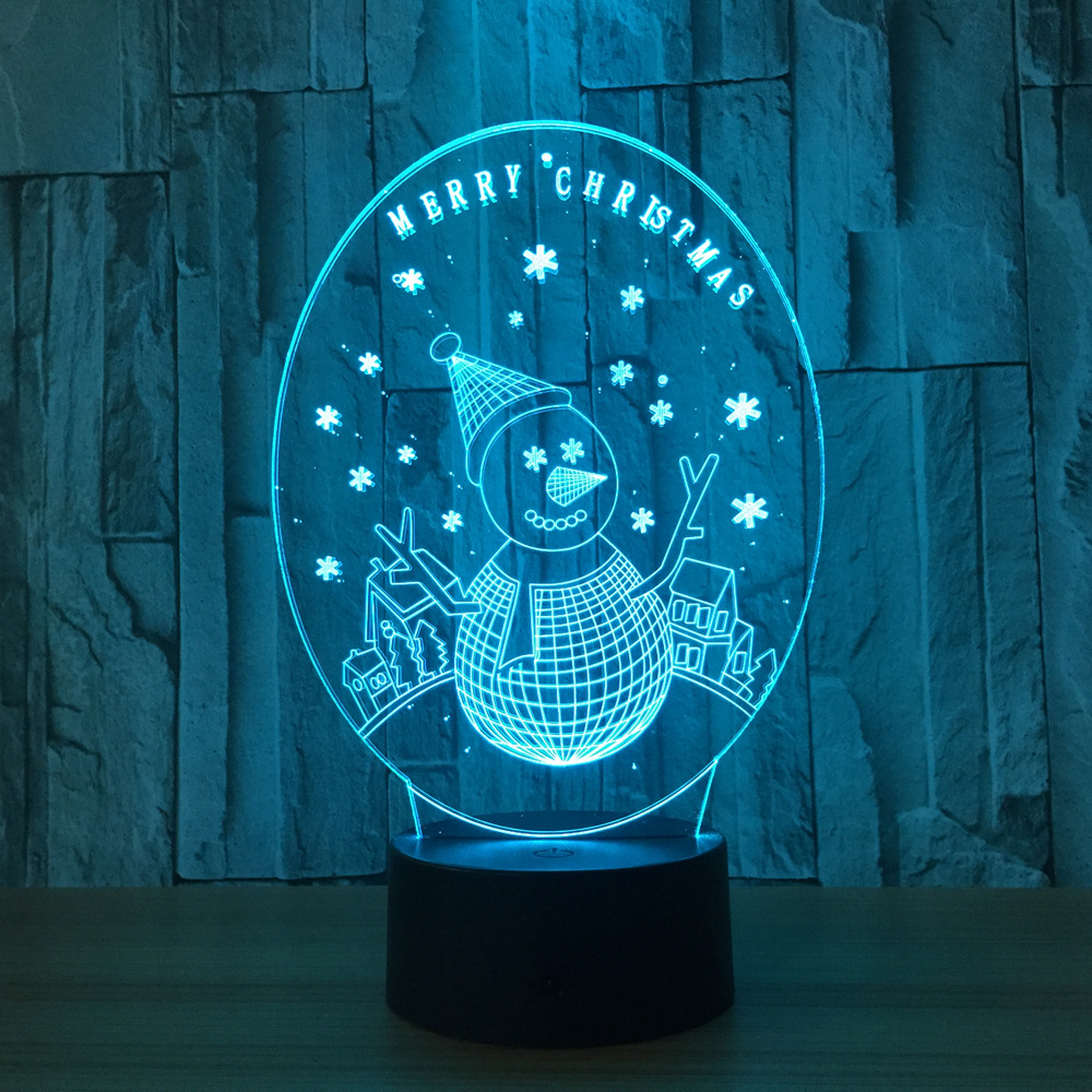 3D灯 七彩触控LED视觉灯 气氛礼品台灯