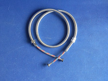 防爆花洒软管 304不锈钢丝编织抽拉内管 铜芯钢帽加密电镀淋浴管