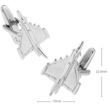 精品袖扣金属袖扣战斗机飞机军事法式衬衫袖钉法式纽扣Cufflinks/