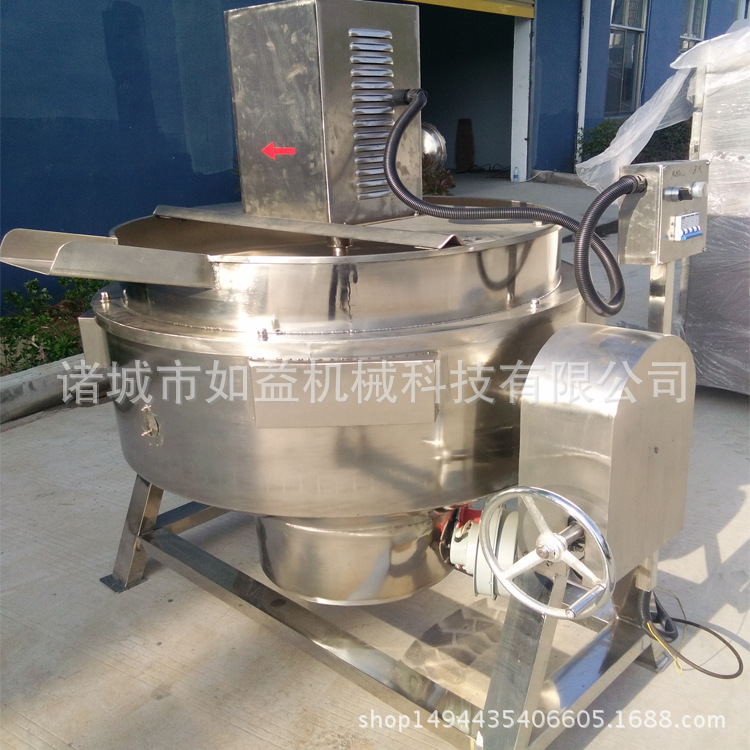 燃气加热搅拌炒锅 低成本操作简单 现货供应 如益机械科技