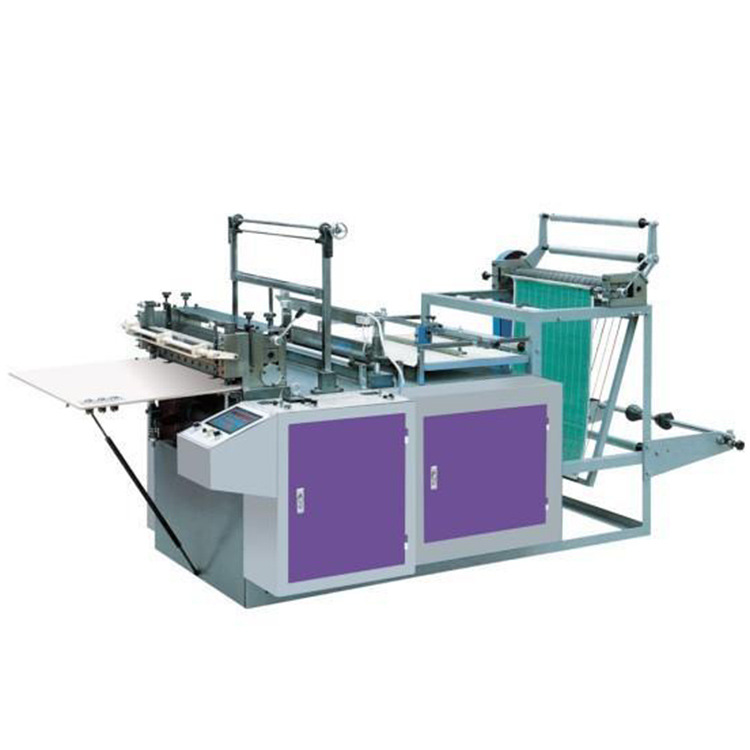 厂家供应 双层四线热封冷切机制袋机（带自动冲床或自动理袋）