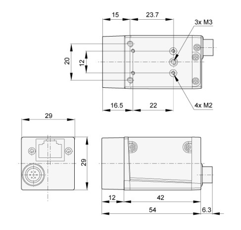 BASLER巴斯勒 　acA780-75gm工业摄像头