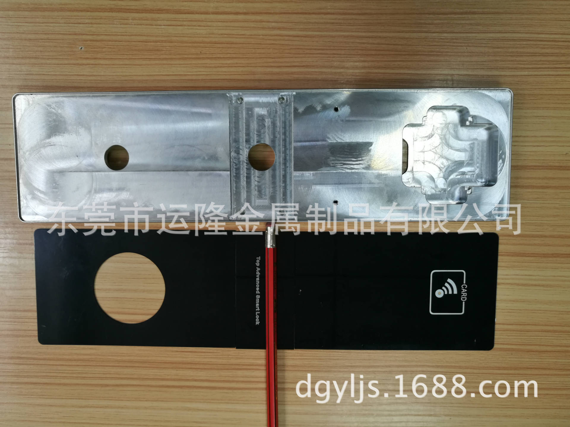 指纹智能锁铝面板