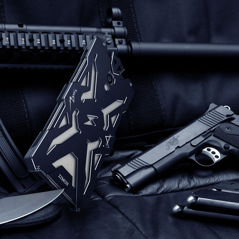 SIMON THOR Aviation Aluminum Alloy Shockproof Armor Metal Case Cover for MEIZU M6