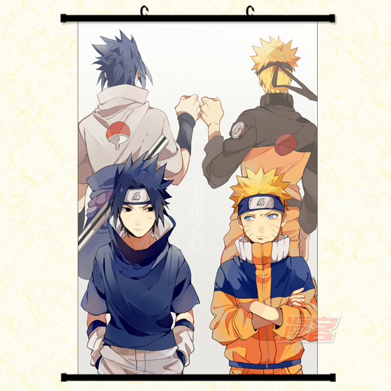 Naruto Anime Peripheral Hanging Scroll P...