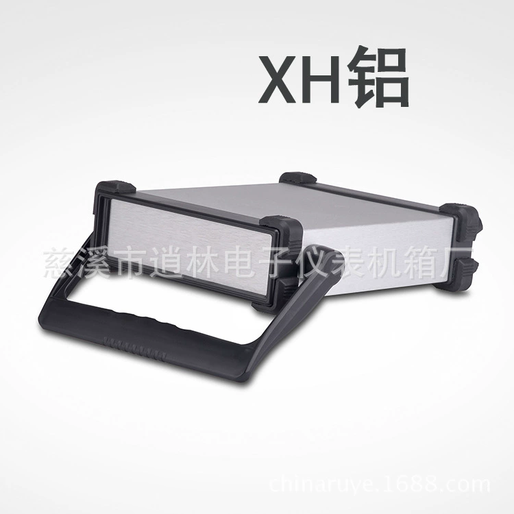 Корпус электронного прибора, металлическое охлаждение, промышленный блок управления, пластиковая ручка, пластиковая рамка, тип XH 64*225*280