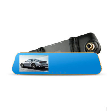 双镜头安卓 IPS行车记录仪倒车后视高清1080P星光夜视广角|ru