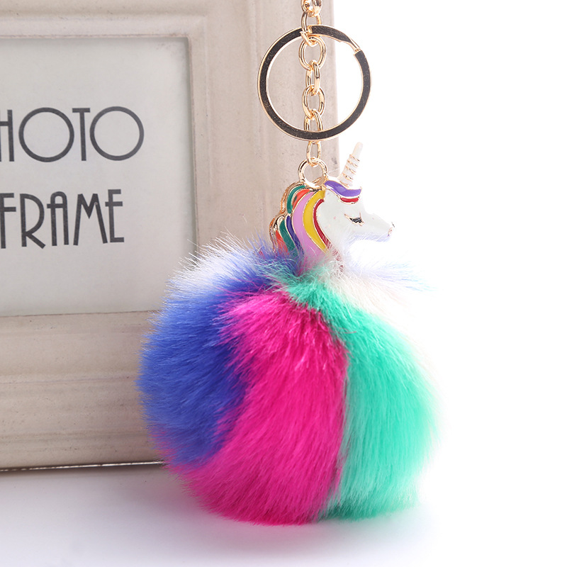 50g Weight Keychain Classification 1 Piece Quantity Daily Occasion Plush, Metal Material Unisex Gender Cute, Sweet Style 1 Piece Cute Sweet  Plush Metal Unisex Keychain 16