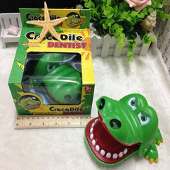 Tricky hand-biting shark, large finger-biting crocodile, children's street stall best-selling game table, creative tricking toys