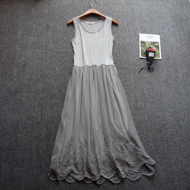 Women's Regular Dress Simple Style Collarless Sleeveless Solid Color Maxi Long Dress Daily display picture 24