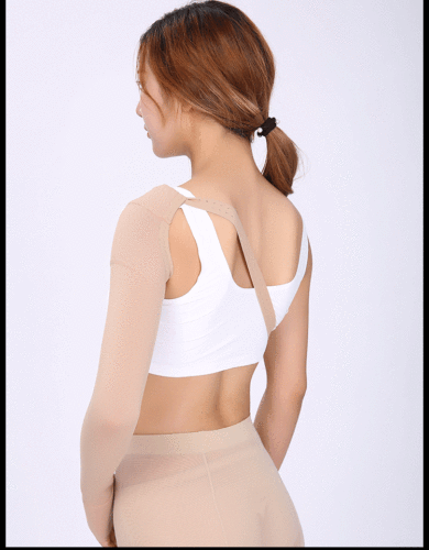 Pressure cylindrical elastic bandage medical sleeve upper limb edema arm and elbow protector to prevent left and right palms and wrists after surgery