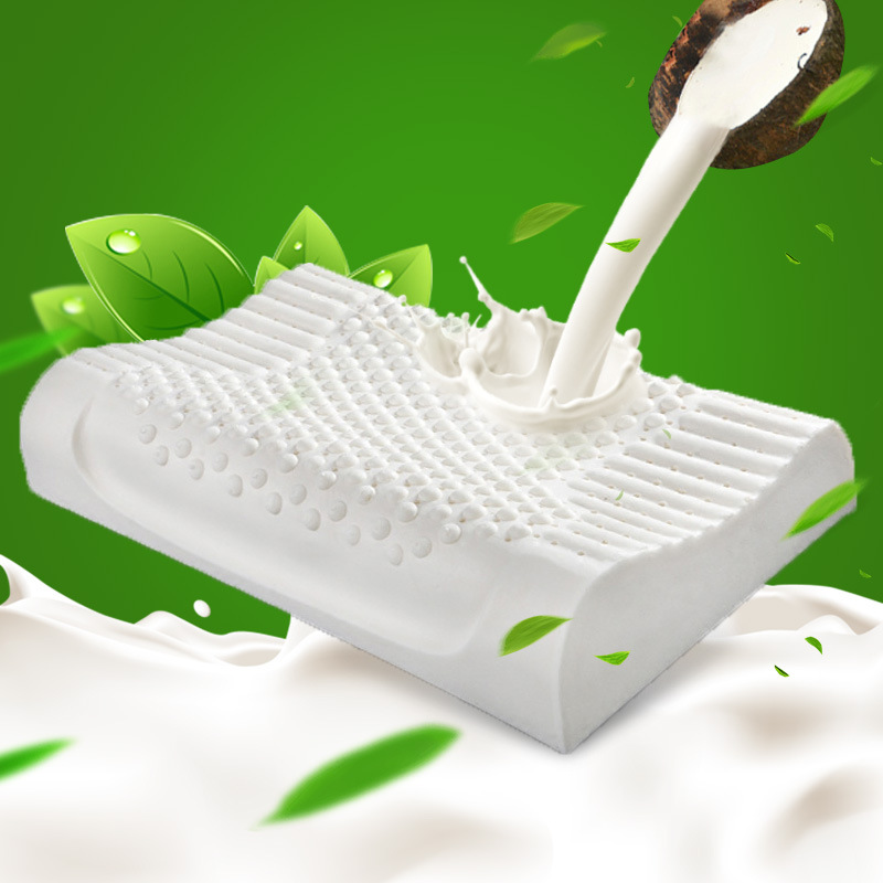 泰国天然乳胶枕夏季按摩成人枕头枕芯颈椎枕正头枕单人