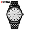 Quartz swiss watch, calendar, waterproof steel belt, men's watch