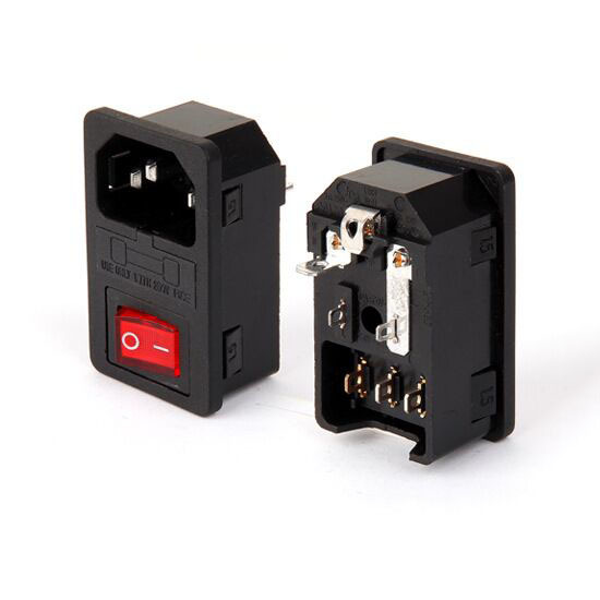 翔鑫工厂转换插座品字座三合一  大八字AC电源插座系列 AC-01批发