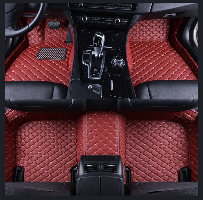 Leather Car Mats Fully Enclosed