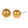 Accessory, earrings from pearl, wholesale, simple and elegant design