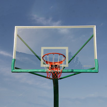 铝合金包边篮球板 透明玻璃篮球板 儿童学生钢化玻璃篮板 篮球板