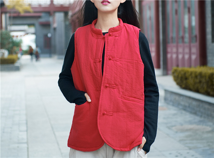 Gilet femme NIAN BAIXIU SPINNING en Chanvre - Ref 3316222 Image 23