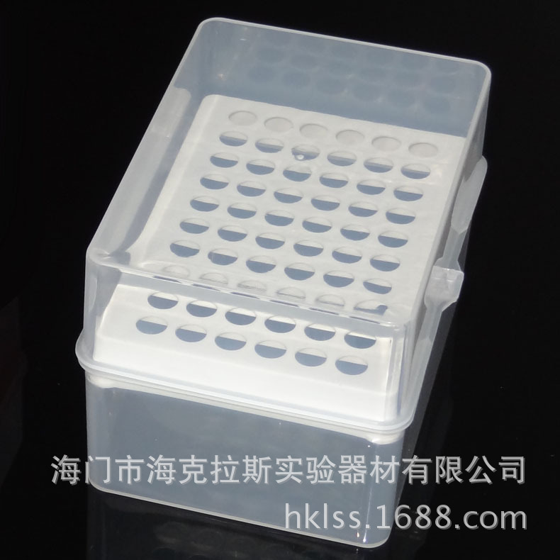 1000ul 60孔 吸头盒 翻盖枪头盒无菌针头
