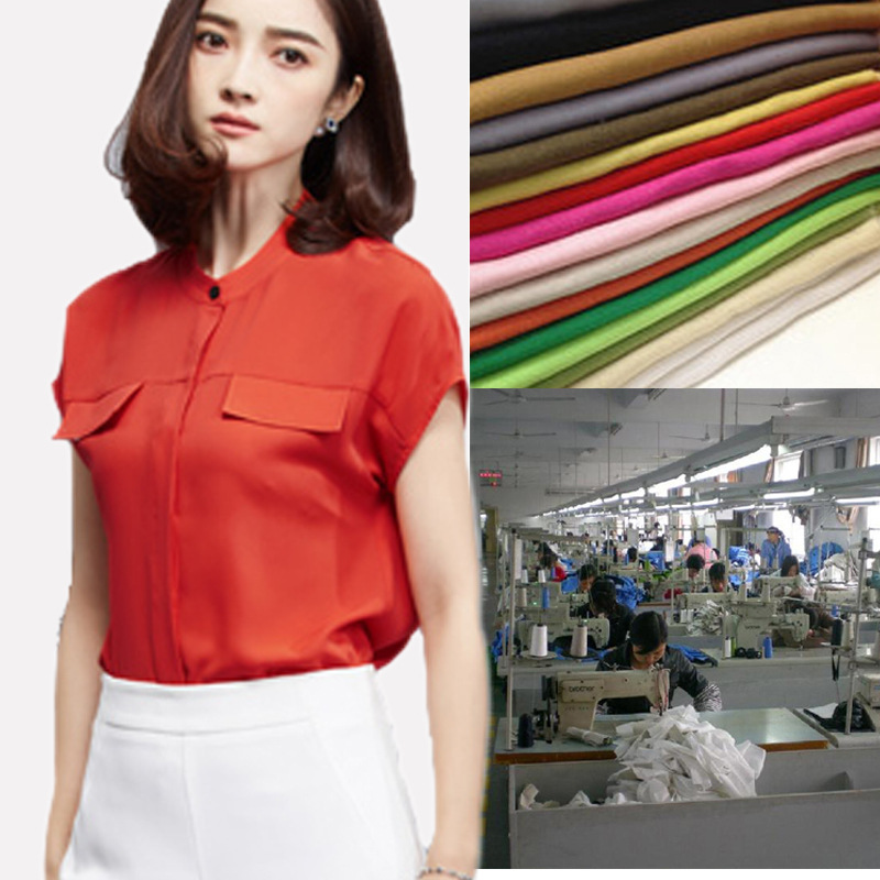 OEM来样加工 来料加工梭织女装衬衫加工厂 来样定制小批量生产