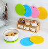 Gift thickened honeycomb silicone meal cushion non -slip pad pad pad thermal insulation rubber cushion coaster kitchen tools