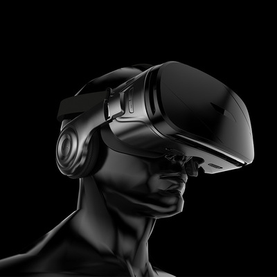 VR Glasses with headset Virtual Reality 3D Stereo glasses 3D glasses VR Box headset three-dimensional film