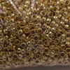 Large hole gold alloy with hanging flat beads DIY jewelry accessories, small beads beads beaded penetration rope accessories wholesale