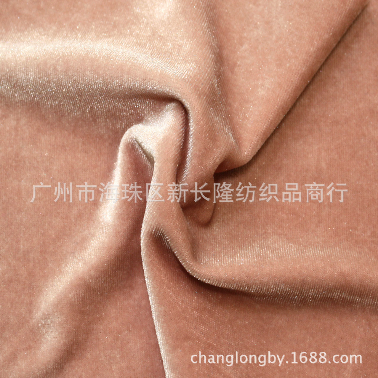 厂家直销 经编不倒绒面料 四面弹  韩国绒面料