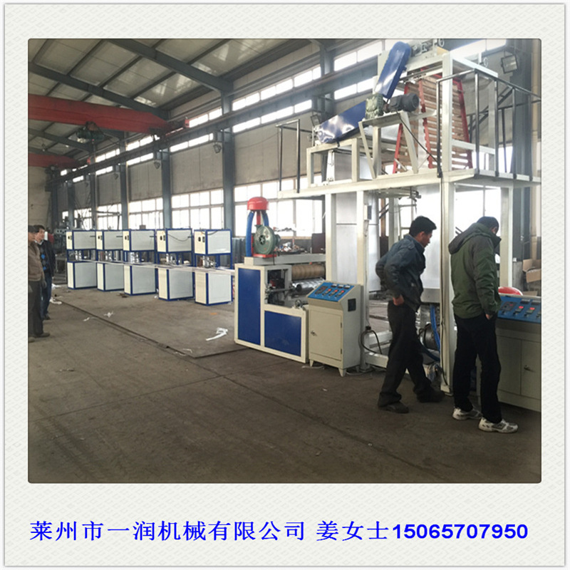 塑料拔丝抽丝机 风冷吹膜拉丝机 塑料打包绳纤维带捆扎绳拉丝机台