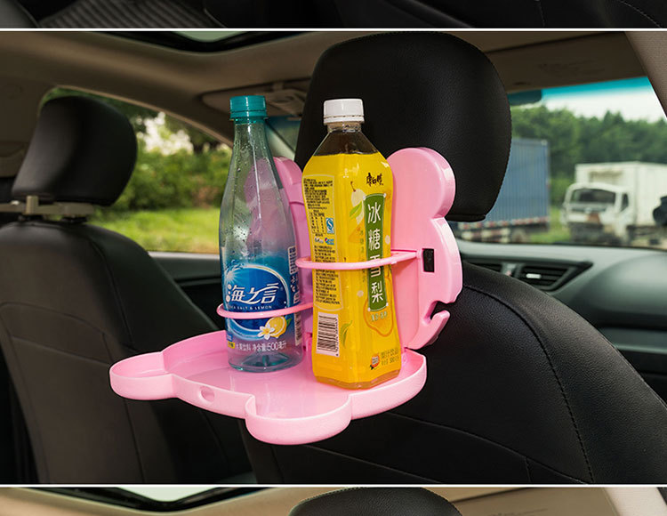 Cartoon car foldable dining table dining table rear seat car cup holder car water cup holder car beverage holder multi-function