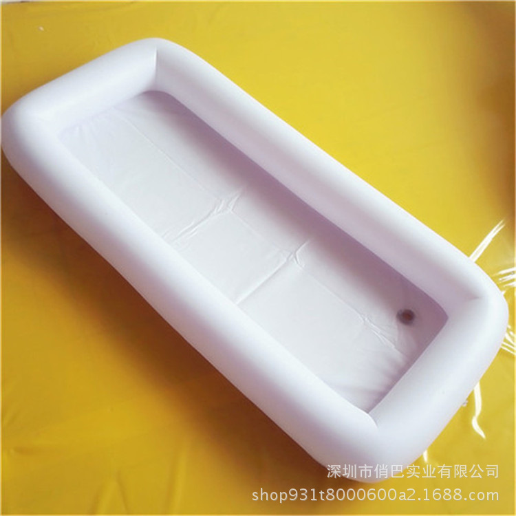 充气冰吧 PVC冰吧水上派对长方形冰槽沙拉盘野餐冰桌充气托盘冰槽-阿里巴巴