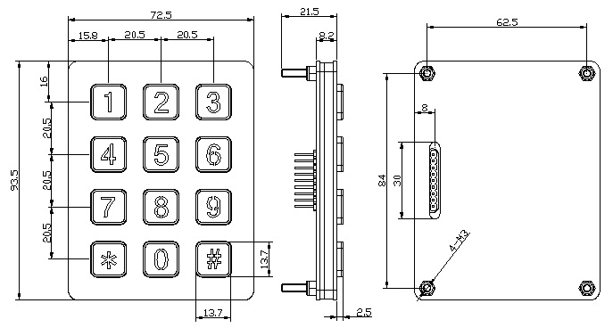 B880线描图